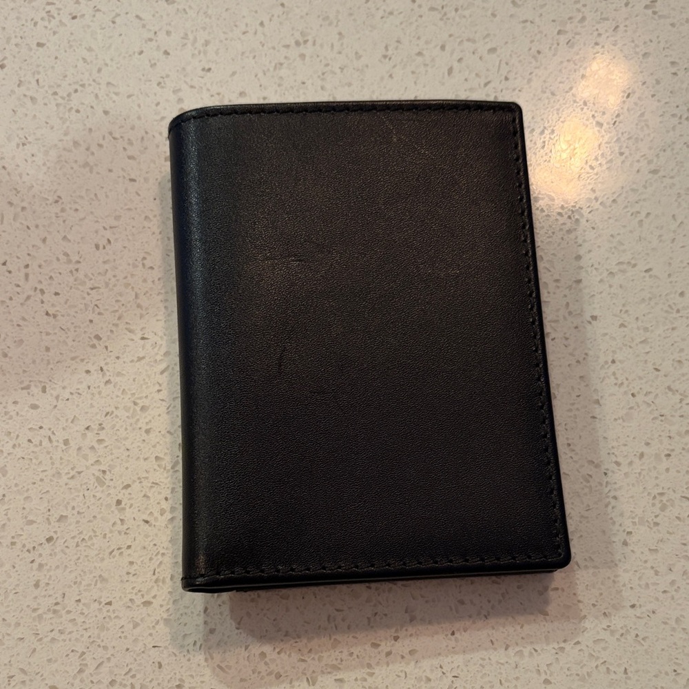 Comme des Garcons Black Leather Wallet